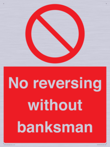 No reversing without banksman